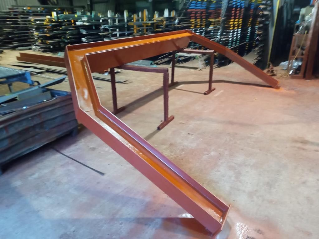 Featured image for “Manufacture of structural steel portal for Brighouse”