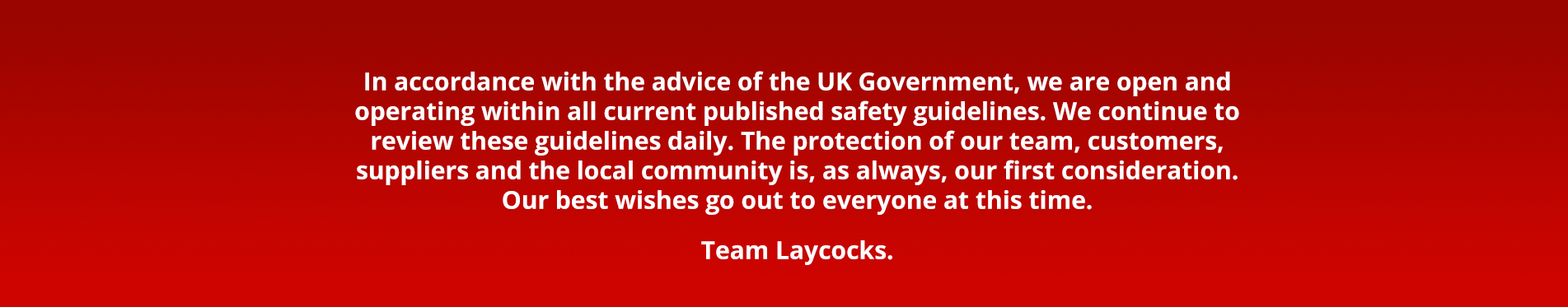 Featured image for “We Are Open”