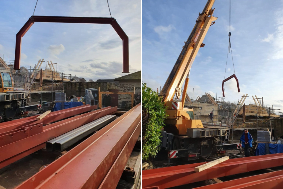 Featured image for “Delivery of fabricated structural steel to Brighouse”